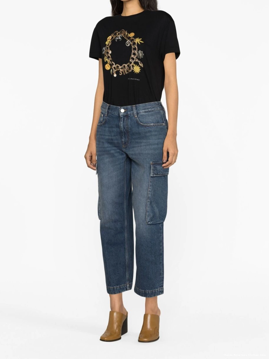 Cheap jeans Women cargo cropped McCartney Stella 0807